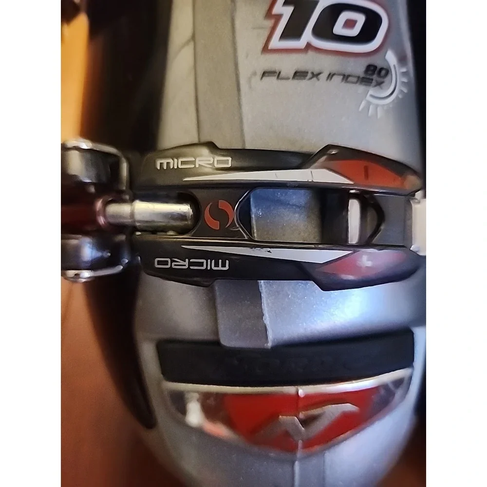 Nordica GranSport 10 Ski Boots Silver Black 80 Flex Index Comfort Fit 315mm
